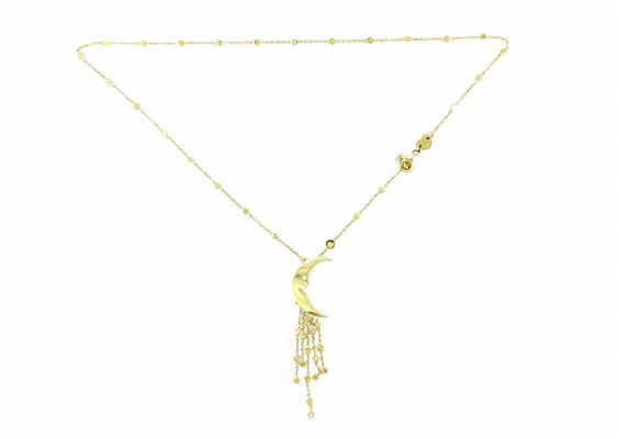 Halskette Pasquale Bruni Dame in Gelbgold Diamante 0.05 Ct 13979G - 13979G